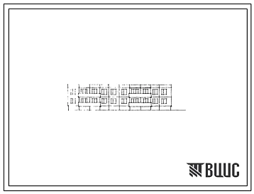 Типовой проект 111-121-33 Двухэтажный двухсекционный 12-квартирный жилой дом (однокомнатных 1Б-4, двухкомнатных 2Б-4, трехкомнатных 3Б-4). Для строительства в 1В климатическом подрайоне 2 и 3 климатических районах