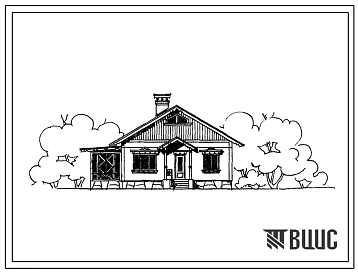 Типовой проект 181-135-179/1 Одноэтажный жилой дом с трехкомнатной квартирой. Для строительства в 1В климатическом подрайоне, 2 и 3 климатических районах