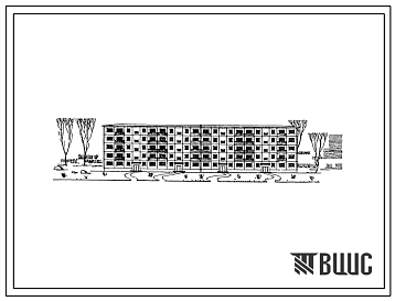 Типовой проект 1-464АП-56 Пятиэтажный крупнопанельный жилой дом на 80 квартир.