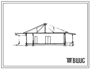 Типовой проект 276-12-18 Магазин промышленных товаров площадью 172м2 на 10 рабочих мест для поселков лесозаготовительных предприятий на 2000 жителей. Для строительства во 2 климатическом районе.