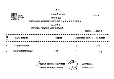 Альбом 3 Заказные спецификации  