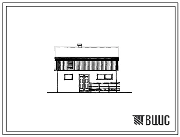 Типовой проект 195-000-124 Неотапливаемые хозяйственные постройки, возводимые за счет средств населения на приусадебных участках. Для строительства в 3Б климатическом подрайоне Молдавской ССР