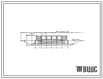 Типовой проект 901-1-39.86 Затопленный водоприемник деревянный ряжевый с двухсторонним приемом воды с рыбозащитными устройствами производительностью 1,0 м.куб/сек
