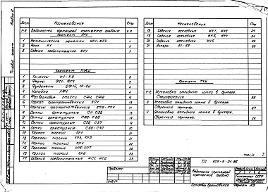 Альбом 6 Изделия заводского изготовления. Металлоконструкции технологические.