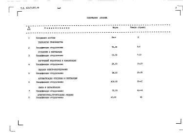 Альбом 2 Спецификации оборудования