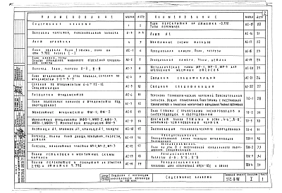 Альбом 1 Архитектурно-строительные и технологические чертежи