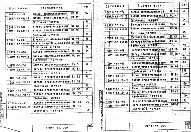 Выпуск 3 Блоки шахт пассажирских и грузовых лифтов, плита перекрытия. Пространственные арматурные каркасы. Рабочие чертежи