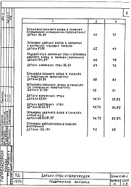Выпуск 14 Детали стен и перегородок жилых домов брусчатой каркасно-фибролитовой, арболитовой и панельной конструкции 