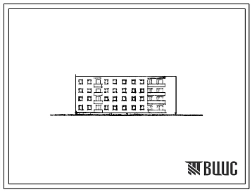 Типовой проект 70-04с 4-этажная блок-секция торцевая левая на 20 квартир с несущим сборно-монолитным железобетонным каркасом и заполнением стен из кирпича (в районах с сейсмичностью 9 баллов).