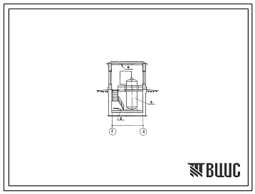 Типовой проект 901-2-69с Пневматическая насосная станция хозяйственно-противопожарного водоснабжения производительностью 25 м.куб/час для районов с сейсмичнотью до 9 баллов
