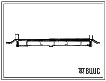 Типовой проект 503-2-1 Полуподземный гараж-стоянка вместимостью 50 легковых автомобилей (с вариантом общественного туалета)