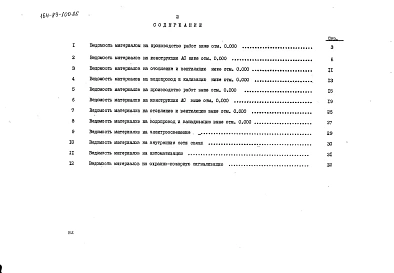 Альбом 15 Ведомости потребности в материалах (ВМ)
