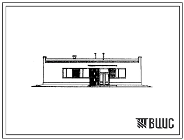 Типовой проект 407-3-135С Здание общеподстанционного пункта управления на 32 панели (Тип 4).