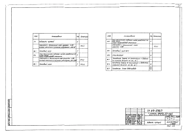 Альбом 10 Водопровод и канализация ниже отметки 0.000 (3.0-1)