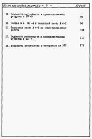 Альбом 6 Часть 8.85 раздел 8.2 Сметы и ведомости потребности в материалах на ЭБ