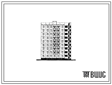 Типовой проект 148-011сп Блок-секция девятиэтажная 18-квартирная поворотная прямая правая (трехкомнатных 3Б — 9, пятикомнатных 5Б — 9). Для строительства в IVГ климатическом подрайоне (г.Ташкент) сейсмичностью 9 баллов на грунтах II типа просадочности.