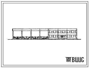 Типовой проект 503-302 Контрольно-пропускной пункт с бытовыми помещениями для действующих транспортных предприятий.