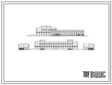Типовой проект 272-31-21 Общественный центр микрорайона на 9000 жителей для строительства в г. Ленинграде. Расчетная наружная температура -24С.