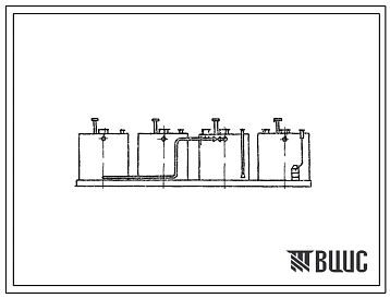 Типовой проект 402-22-39.83 Блок-бокс доочистки канализационных очистных сооружений производительностью 100, 200, 400 м3/сутки