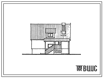 Типовой проект 148-000-705.13.88 Мансардный 1-квартирный 4-комнатный жилой дом с наружными монолитными керамзитобетонными стенами. Для индивидуальных застройщиков в Латвийской ССР.