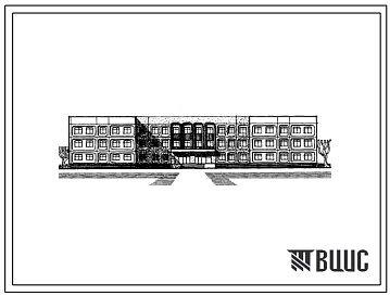Типовой проект 221-1-536с.87 Школа на 33 класса (1266 учащихся) в конструкциях серии 1.090.