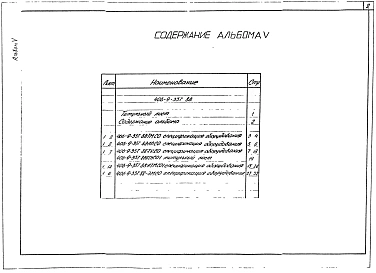 Альбом 5 Спецификации оборудования.