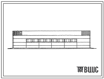 Типовой проект 416-9-25.83 Навес для хранения машин и механизмов производственно-эксплуатационной базы газового хозяйства для городов с населением 100-150 тыс. жителей.