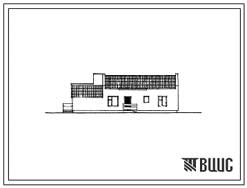 Типовой проект 184-52-232.83 Одноэтажный жилой дом с квартирой типа 6.