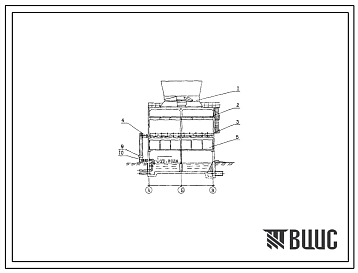 Типовой проект 901-6-98.89 Градирня трехсекционная с вентиляторами 2ВГ70 с секциями площадью 169 м2 для загрязненных оборотных вод (из монолитного железобетона). Обычные условия строительства (допускается применение в районах сейсмичностью до 8 баллов)