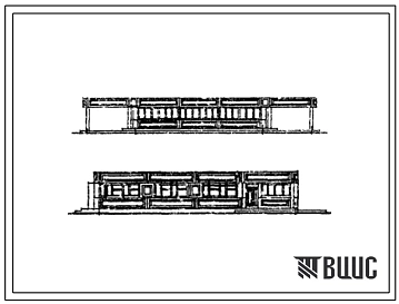 Типовой проект 507-64 Конечная станция для нескольких видов и маршрутов городского транспорта. Вариант в конструкциях ИИ-04