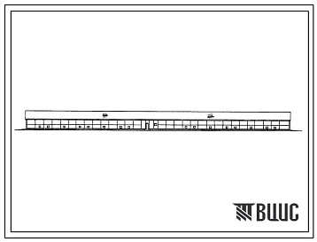 Типовой проект 805-3-93.87 Птичник на 52 тыс. голов ремонтного молодняка кур в клеточных батареях КБУ-Ф-3. Стены из асбестоцементных панелей