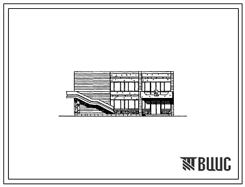 Типовой проект 411-1-84 Производственно-лабораторный корпус лесхоза для закавказских республик. Стены из туфового камня