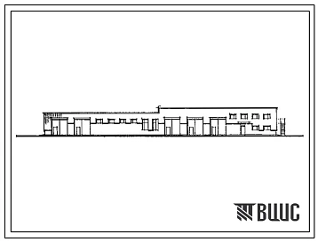 Типовой проект 503-1-101.13.91 Гараж на 10 автомобилей и 10 тракторов. Стены из кирпича (для строительства в Западно-Сибирской зоне РСФСР)