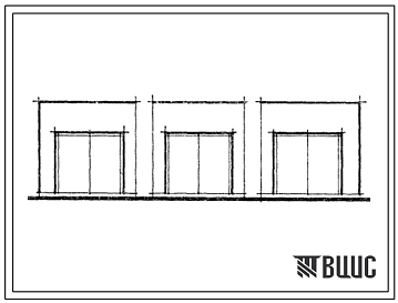 Типовой проект 503-2-028.23.87 Одноэтажные односторонние гаражи для легковых автомашин. Для Латвийской ССР