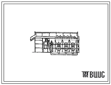 Типовой проект 903-1-12 Котельная на 3 котла ДКВР-20-13, полуоткрытого типа. Топливо - каменные и бурые угли. Шлакозолоудаление скреперным подъемником