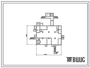 Типовой проект А-II,III,IV-600-467.90 Заглубленный склад материалов и оборудования отдельно стоящий (убежище на 600 человек, размеры убежища 24м на 18м, режимы вентиляции 1,2,3)