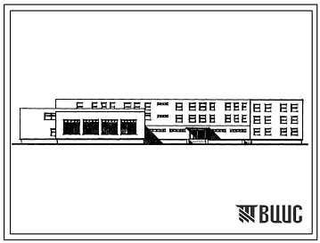 Типовой проект 224-1-404с.83 Общеобразовательная школа на 30 классов (1176 учащихся). Для строительства в 3 климатическом районе сейсмичностью 9 баллов