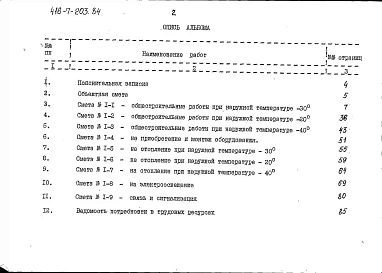 Альбом 2 Часть 1. Сметы. Ведомости потребности в материалах
