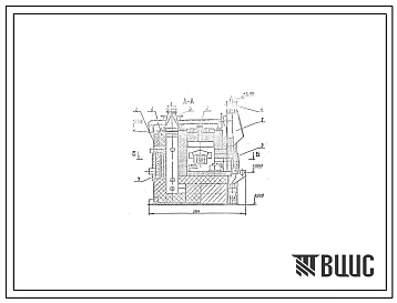 Проект РП12008 Печь нагревательная камерная размерами пода 0,93х0,7 м, на газе с отводом дыма вверх