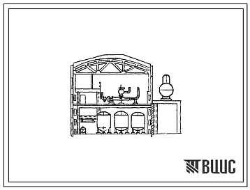Типовой проект 903-1-76/71 Котельная с 2 котлами ПТВМ-30 м и 3 котлами ДКВР-20-13 с открытой системой теплоснабжения производительностью 117,7 Гкал/час. Топливо газ и мазут. Теплоноситель пар и вода