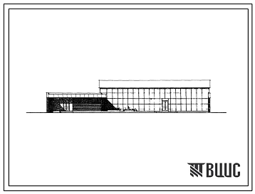 Типовой проект 294-2-22сп Спортивный корпус с залом на 24х12м для строительства в районах с сейсмичностью 9 баллов, на просадочных грунтах.