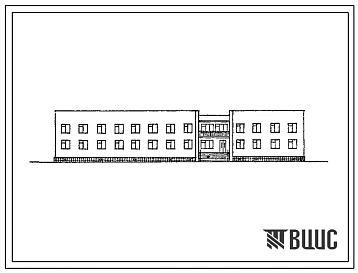 Типовой проект ЦВП-75.77 (01-31-КК) Гарнизонное офицерское общежитие на 80 человек с комнатами на 2 человека