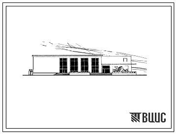 Типовой проект 265-12-68с Клуб с залом на 300 зрительских мест для строительства в районах с сейсмичностью 7 и 8 баллов. Здание одно-двухэтажное.