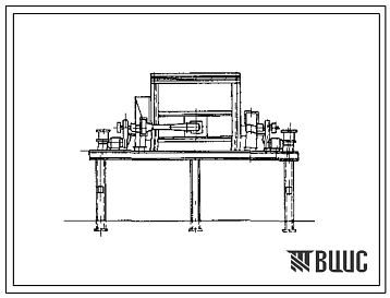 Типовой проект 406-9-26 Сушило для поверхностной подсушки литейных полуформ размерами 1,4х1 м на газе