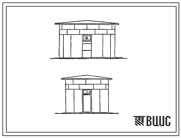 Типовой проект 901-2-163.89 Водопроводная насосная станция в шахте глубиной 4,0 м производительностью от 20 до 200 м3/ч (проект переведен в формат DWG)