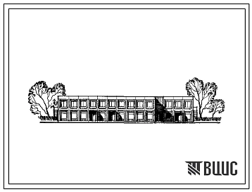 Типовой проект 281-1-183.84 Комплексный приемный пункт предприятия бытового обслуживания  на 35 рабочих мест с приемным пунктом прачечной. Блок 12Здание двухэтажное. Стены из легкобетонных панелей.