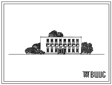 Типовой проект 284-1-176 Дом быта на 35 рабочих мест и гостиница на 16 мест. Для строительства в 1В климатическом подрайоне, 2 и 3 климатических районах.