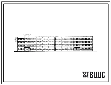 Типовой проект 407-1-43 Объединенный вспомогательный корпус (ОВК) для ТЭЦ. (Служебно-бытовой блок. Центральные ремонтные мастерские. Химводоочистка).