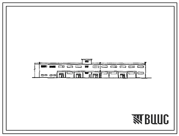 Типовой проект 4-15-133/65 Двухэтажный склад сборной железобетонной конструкции для тарных грузов (муки). Вариант с панельными стенами.