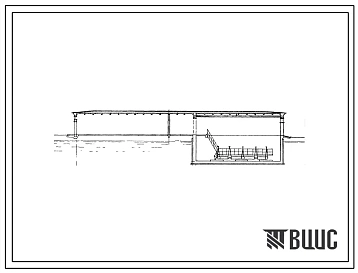 Типовой проект 901-2-14 Насосная станция полузаглубленная производительностью от 300 до 760 л/сек. С высоковольтными двигателями